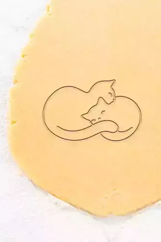 Cat Love Cookie Cutter - Biscuit Cutter