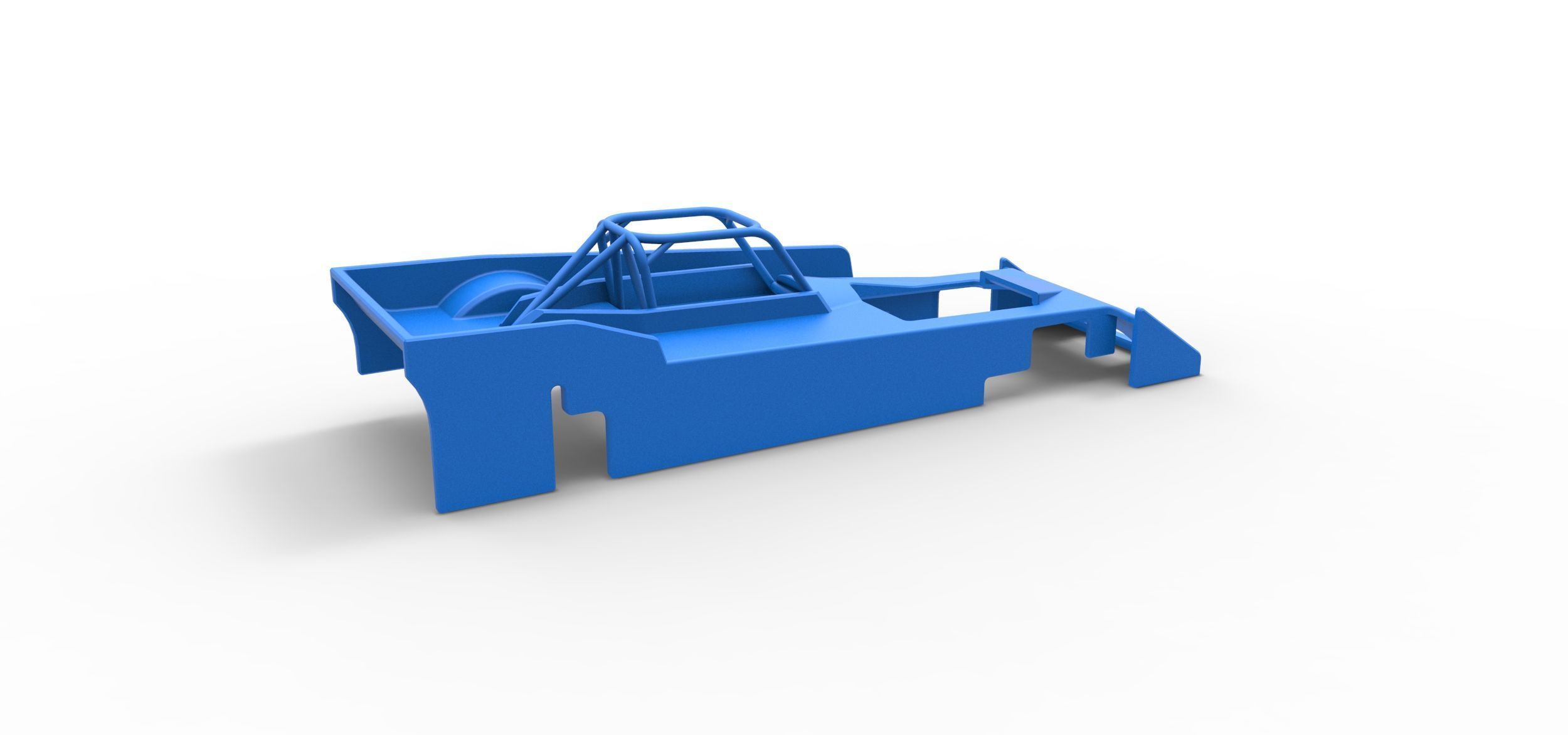 Shell of Small Block Supermodified race car Scale 1 to 25 3D print model_13