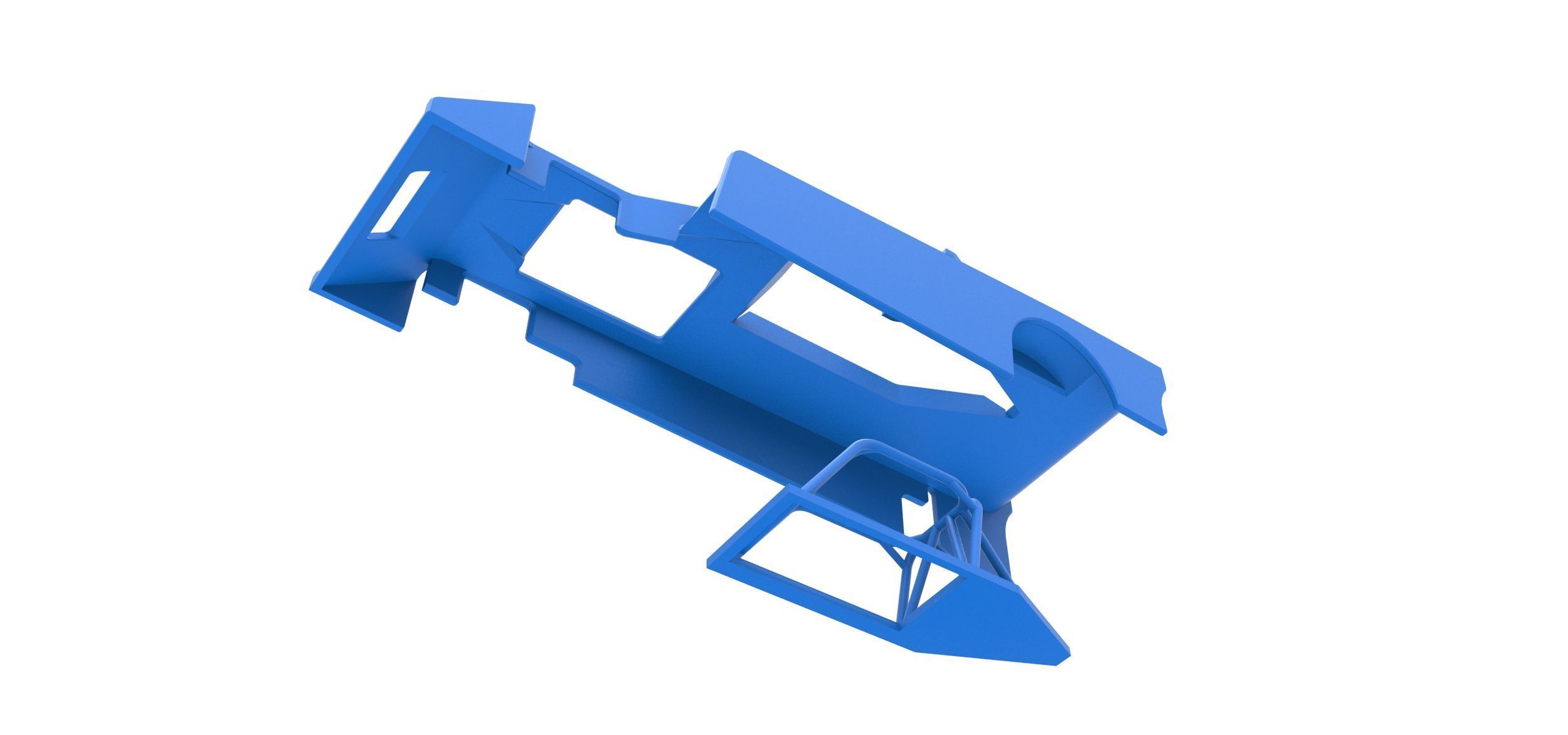 Shell of Small Block Supermodified race car Scale 1 to 25 3D print model_20