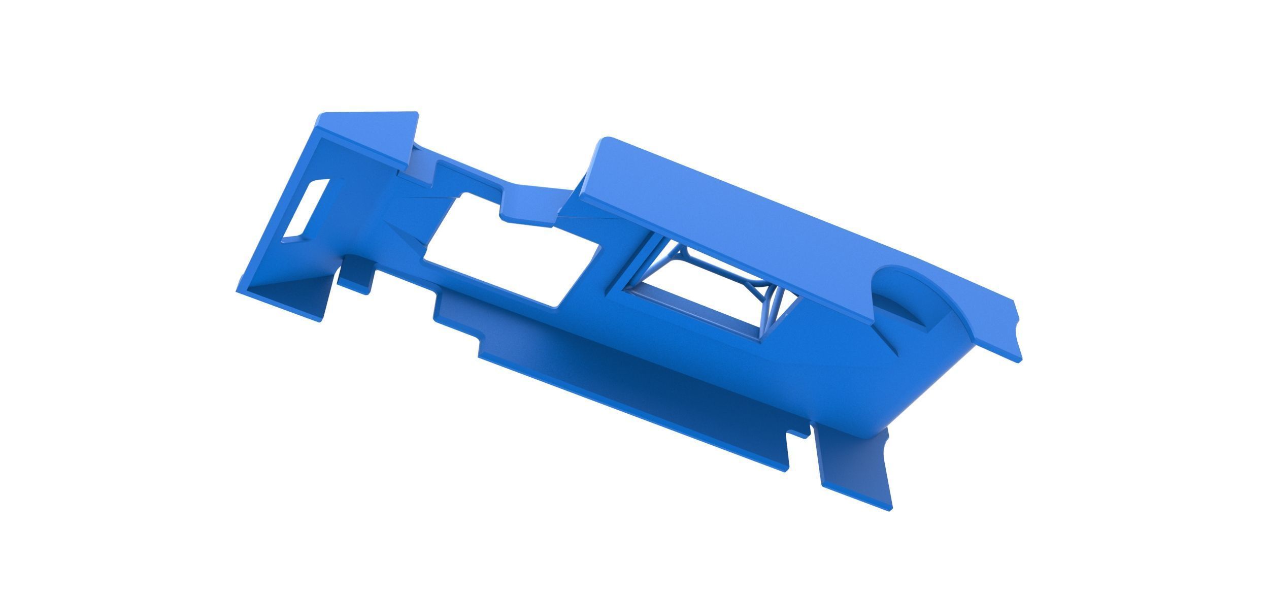 Shell of Small Block Supermodified race car Scale 1 to 25 3D print model_2