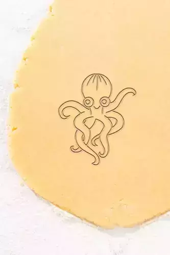 Baby Octopus Cookie Cutter - Biscuit Cutter