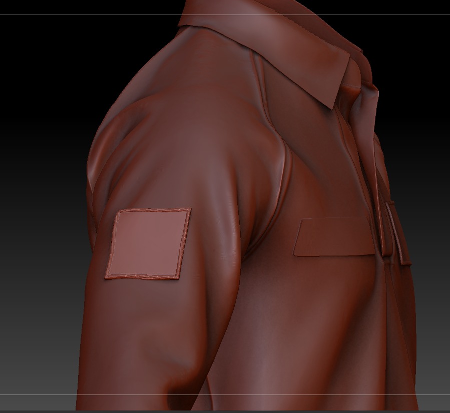 City of London Police Shirt Uniform FIVEM  GTA EUP outfit Low-poly 3D model_25