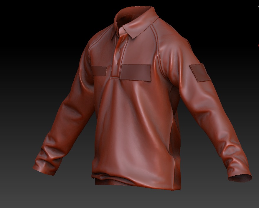 City of London Police Shirt Uniform FIVEM  GTA EUP outfit Low-poly 3D model_23