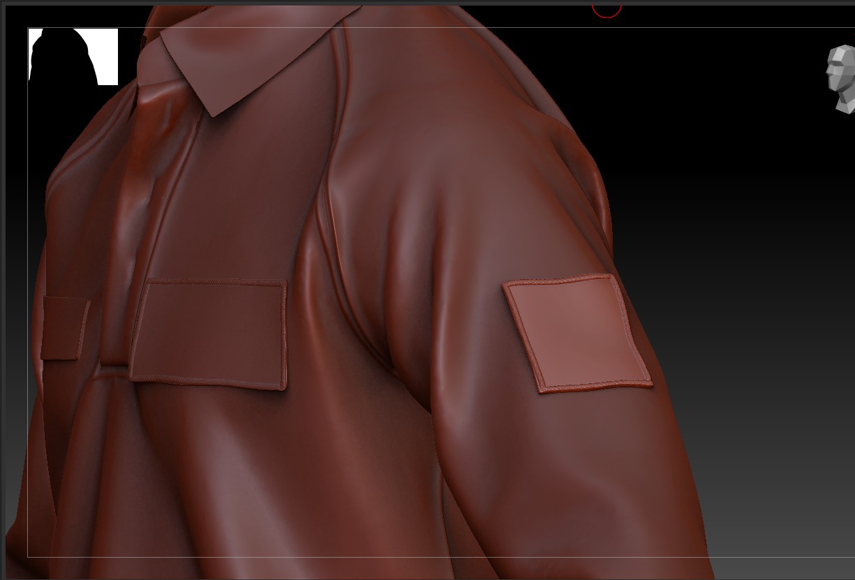 City of London Police Shirt Uniform FIVEM  GTA EUP outfit Low-poly 3D model_27