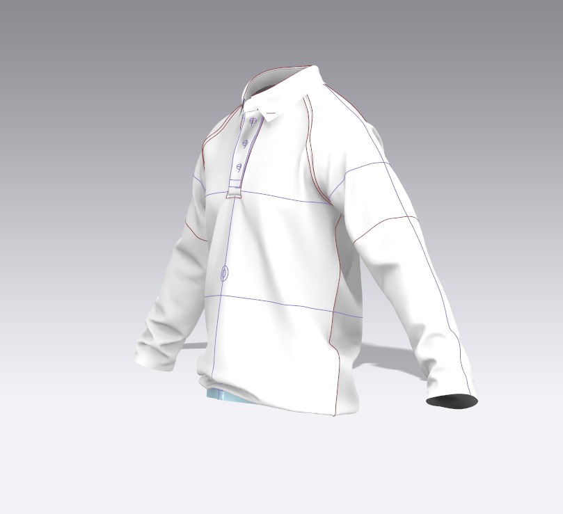 City of London Police Shirt Uniform FIVEM  GTA EUP outfit Low-poly 3D model_19