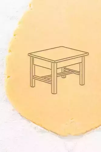 Desk Cookie Cutter - Biscuit Cutter