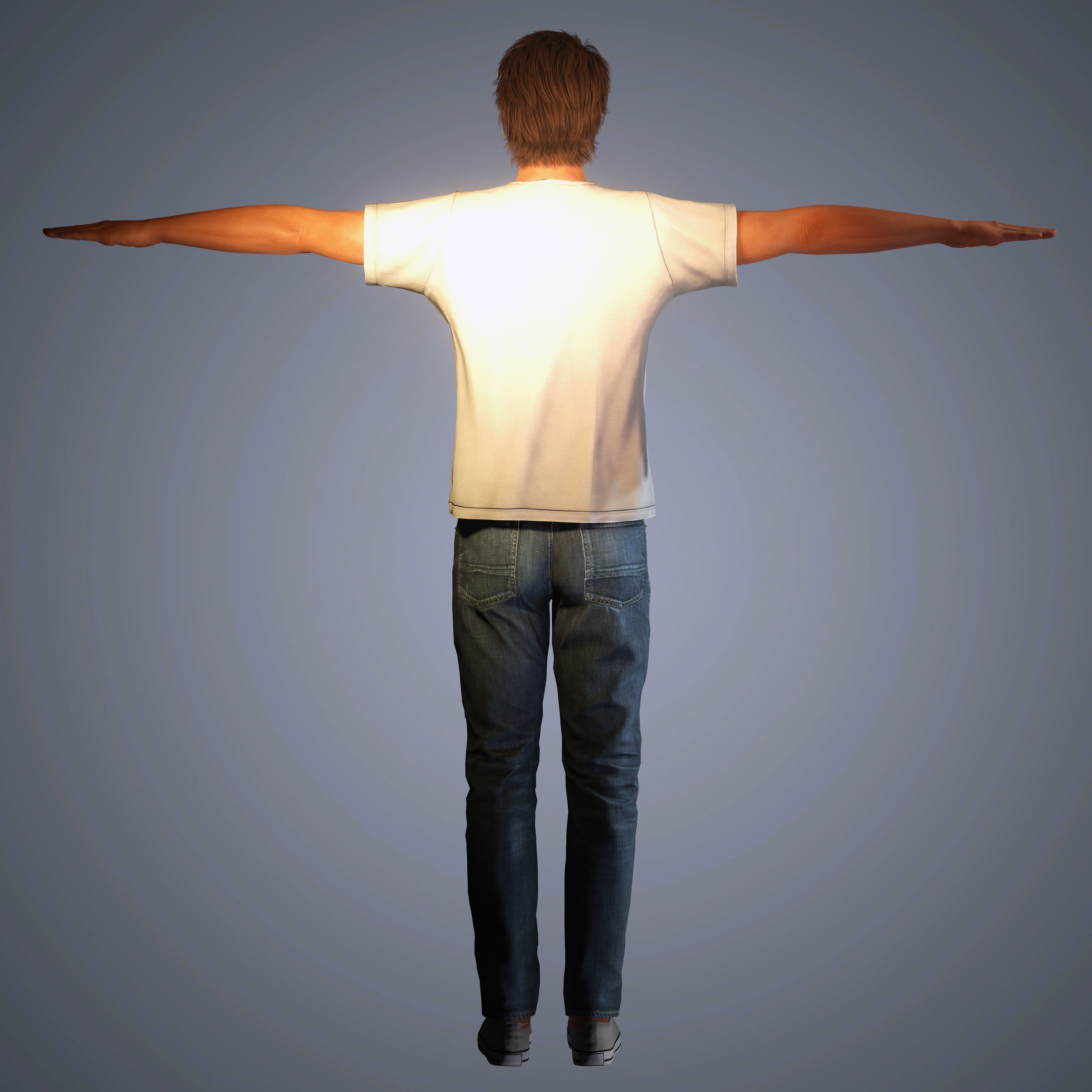 Somerhalder Character Low-poly 3D model_21