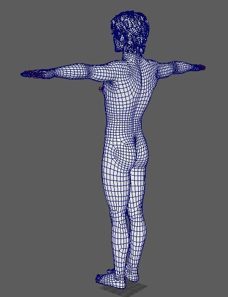 Somerhalder Character Low-poly 3D model_29