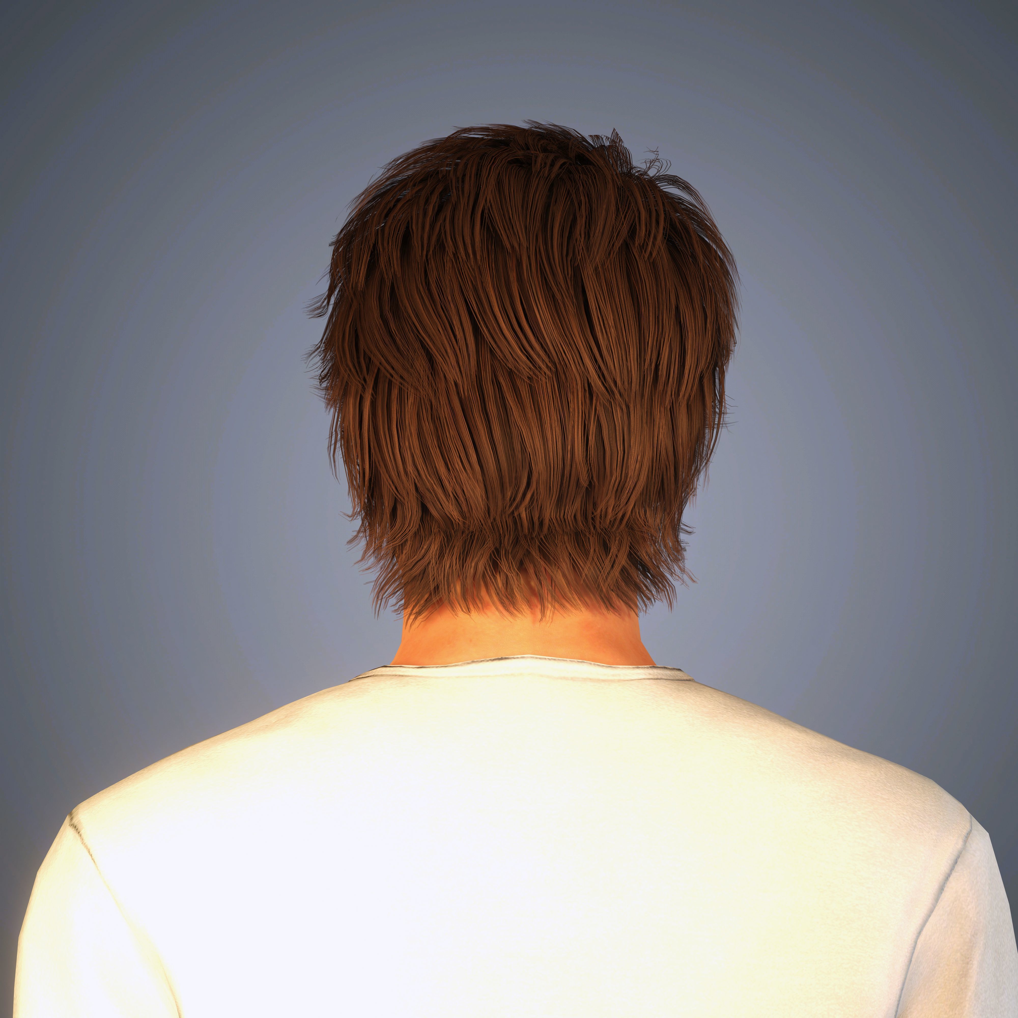 Somerhalder Character Low-poly 3D model_9