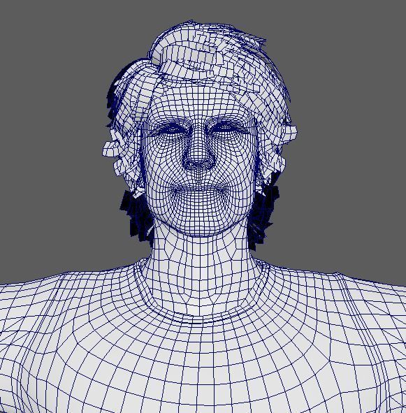 Somerhalder Character Low-poly 3D model_22