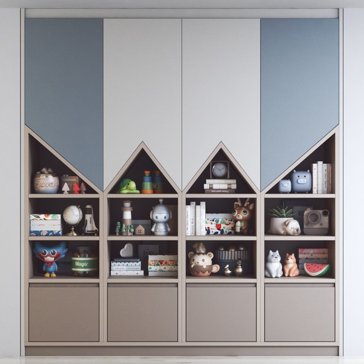 Furniture for nursery 18 3D model_3