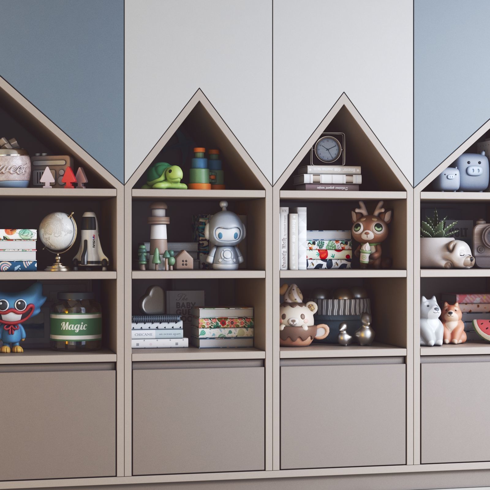 Furniture for nursery 18 3D model_1