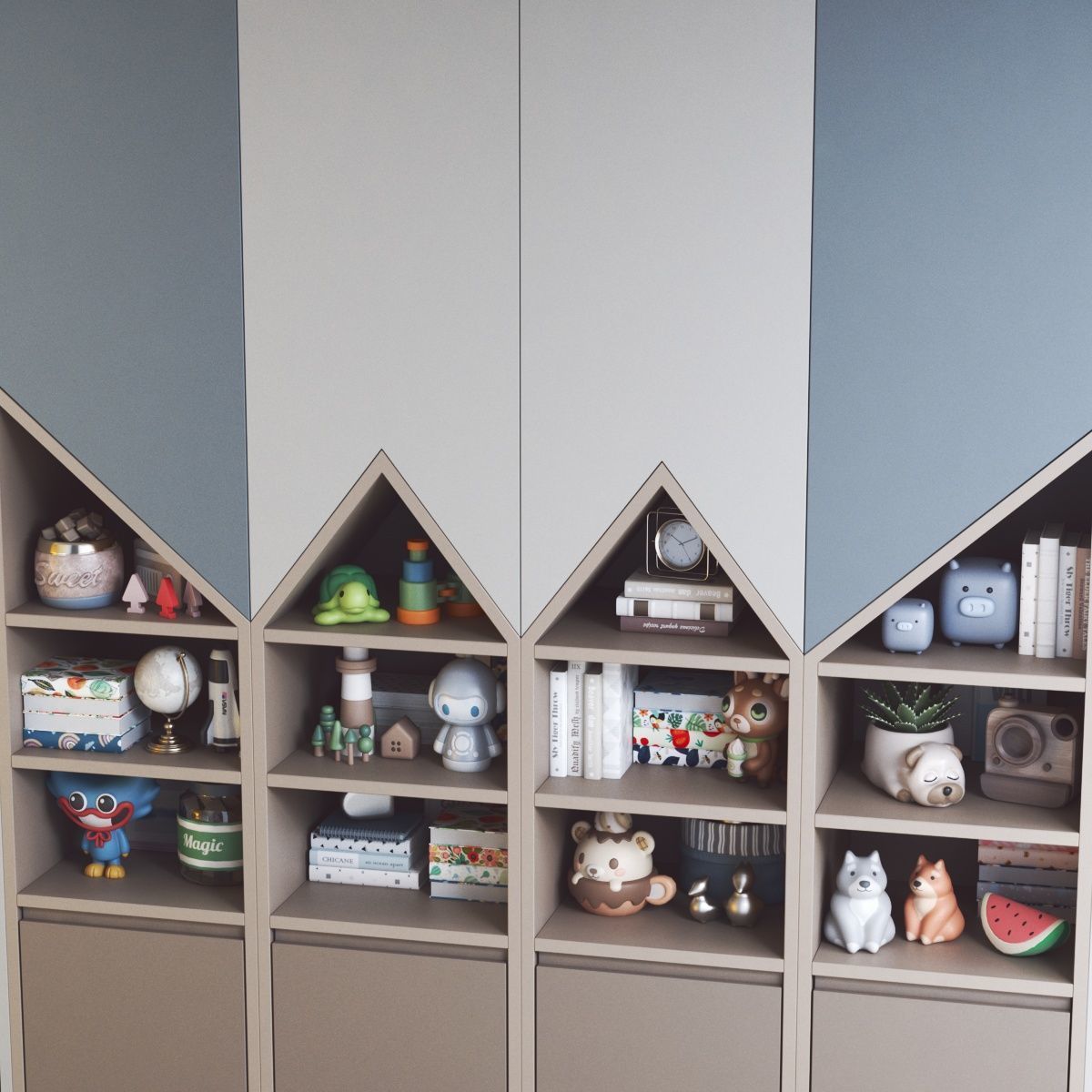 Furniture for nursery 18 3D model_5