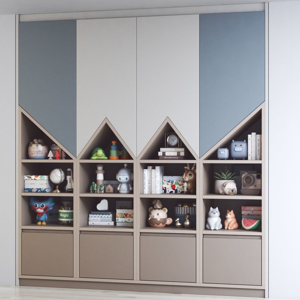 Furniture for nursery 18 3D model_4