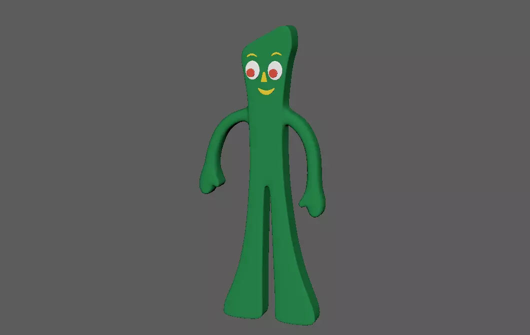 Gumby 3D Model 3D model_0