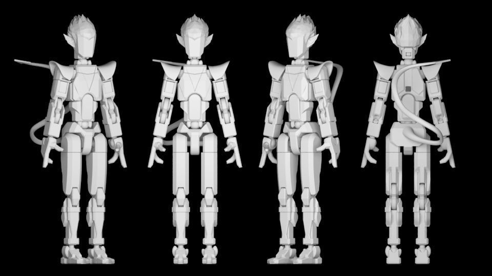 DUMMY FIGURE  X-MEN NIGHTCRAWLER 3D print model_2