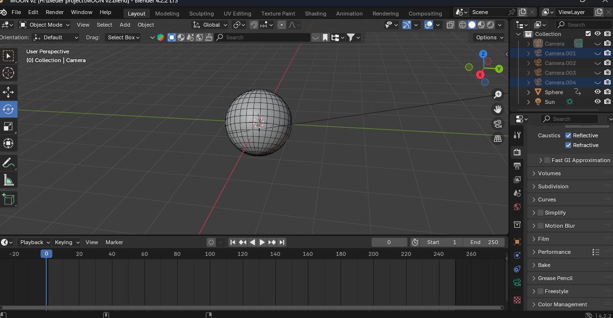 Realistic Low-Poly Moon 3d Model  3D model_9