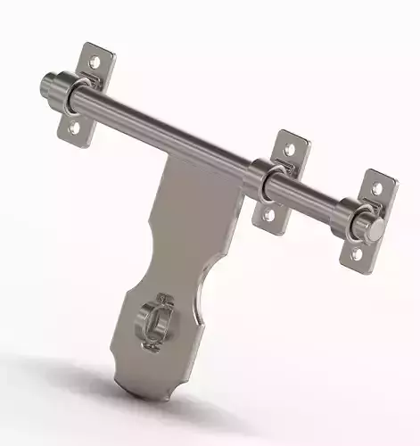 Sliding Door Bolt Latch 3D print model