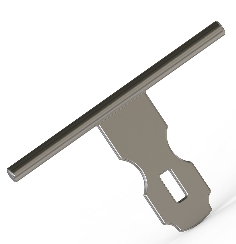 Sliding Door Bolt Latch 3D print model_4