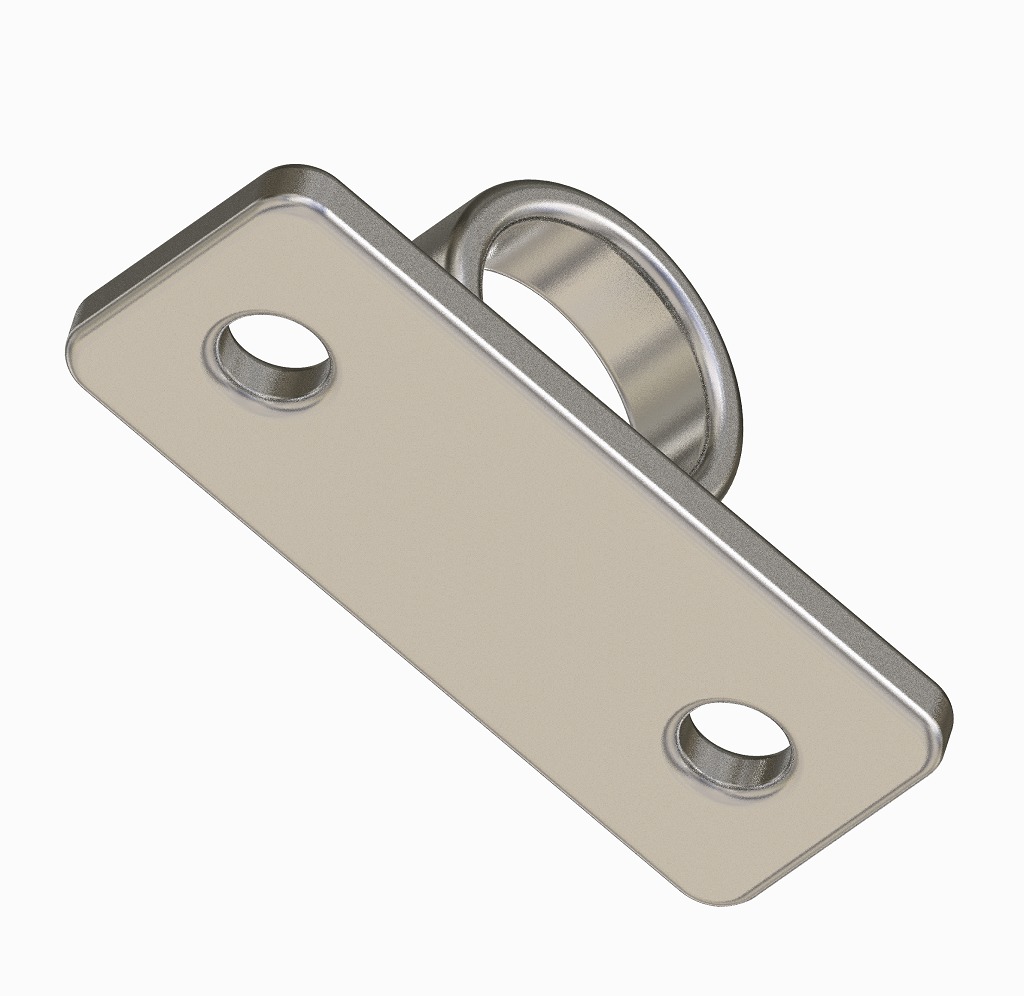 Sliding Door Bolt Latch 3D print model_14