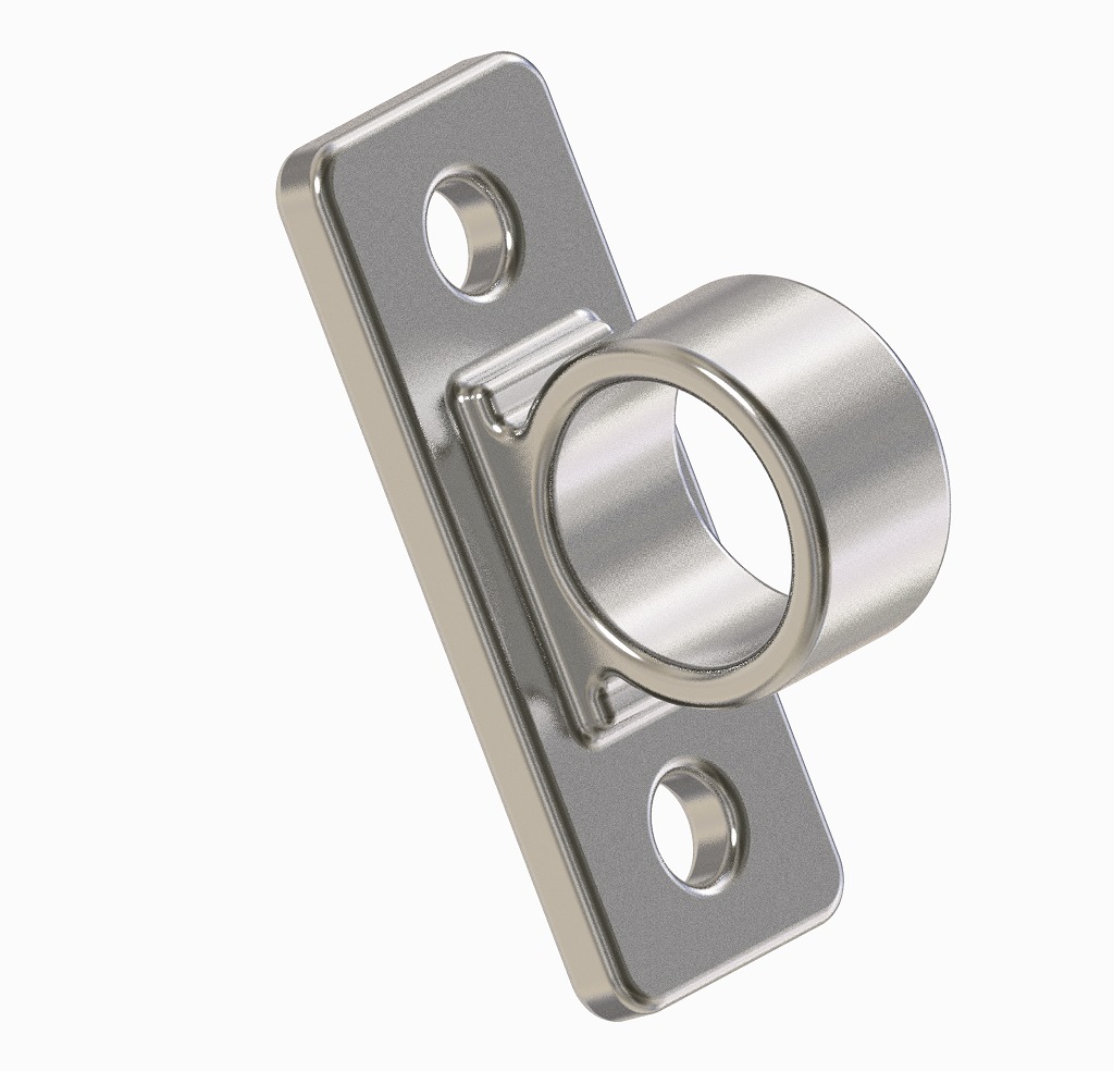 Sliding Door Bolt Latch 3D print model_5