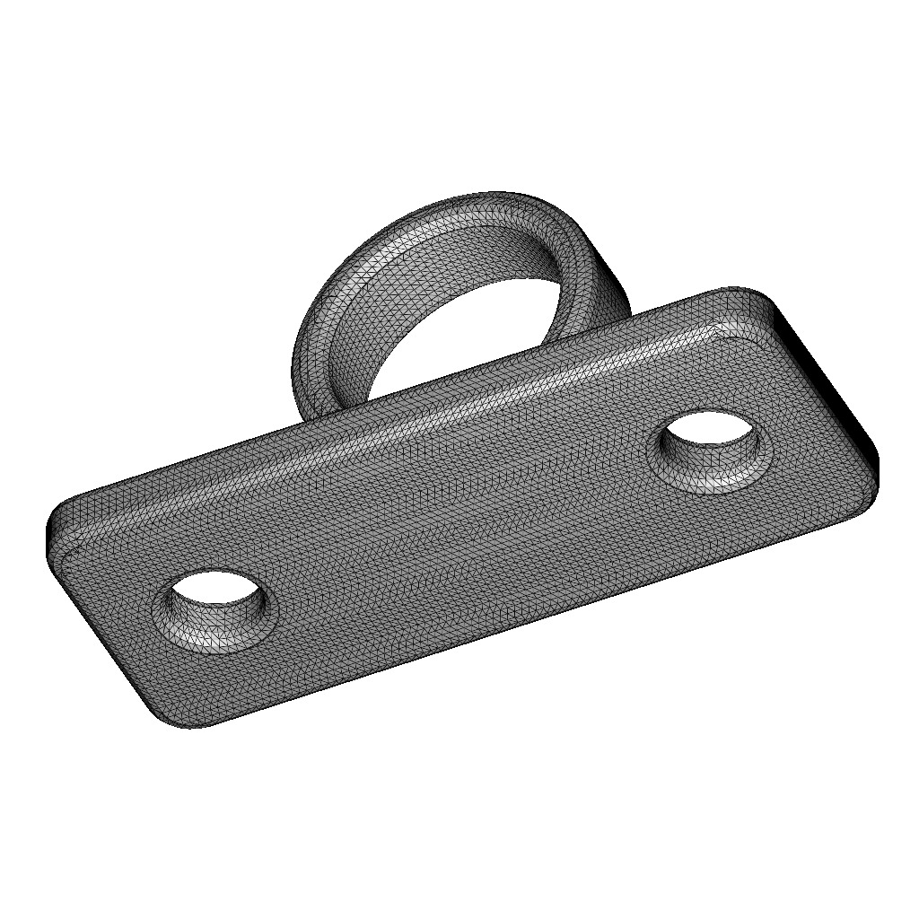Sliding Door Bolt Latch 3D print model_16