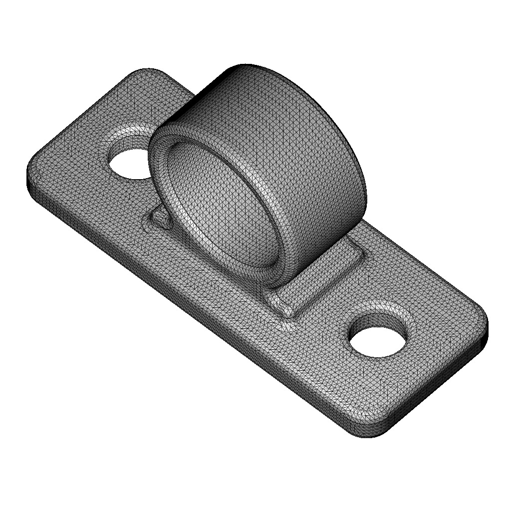 Sliding Door Bolt Latch 3D print model_10