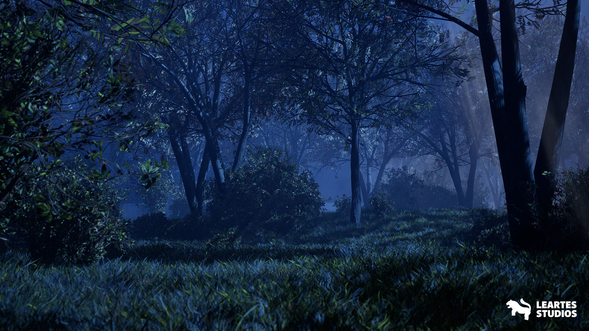 Haunted House Environment  Low-poly 3D model_14