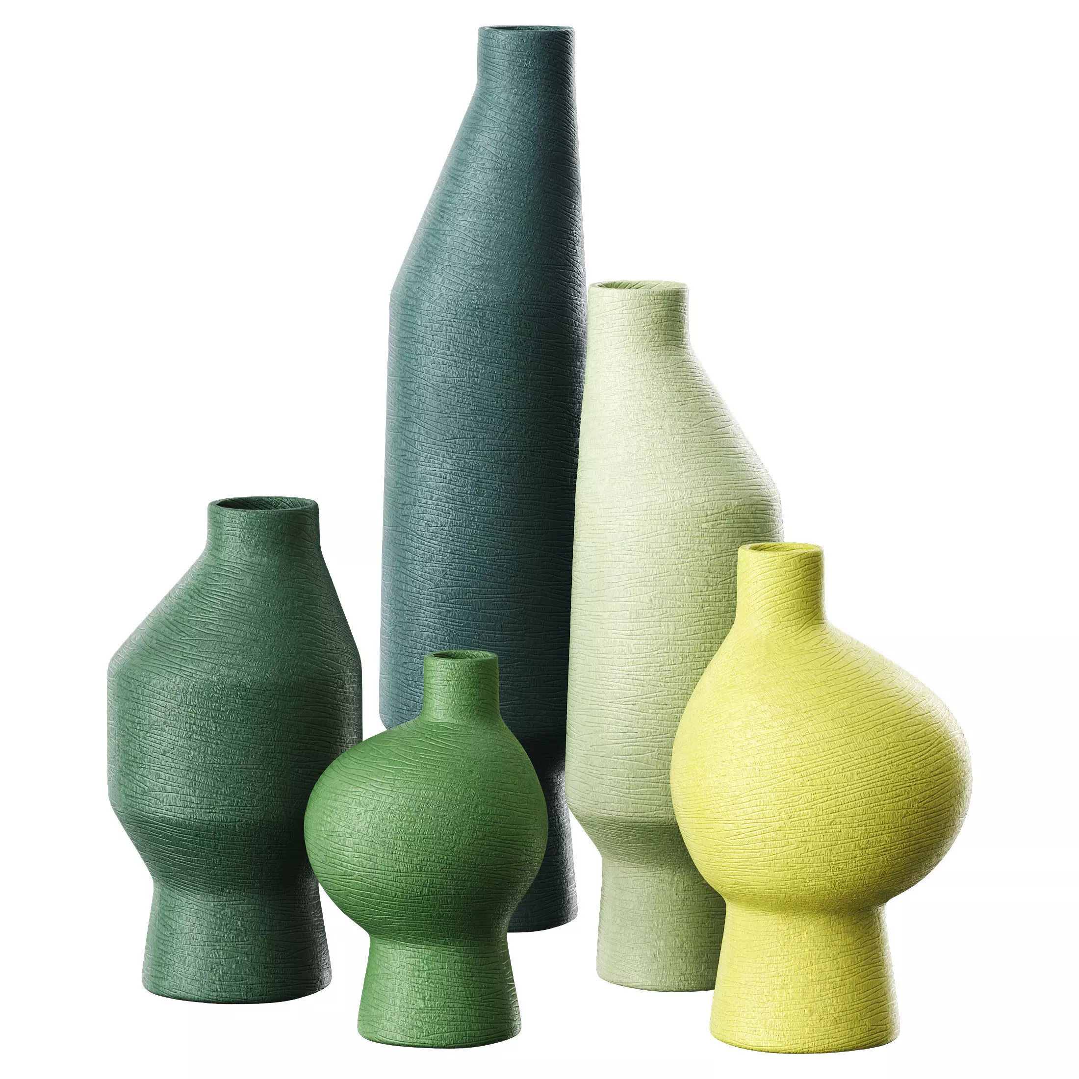 Vase Pot Low-poly 3D model_0