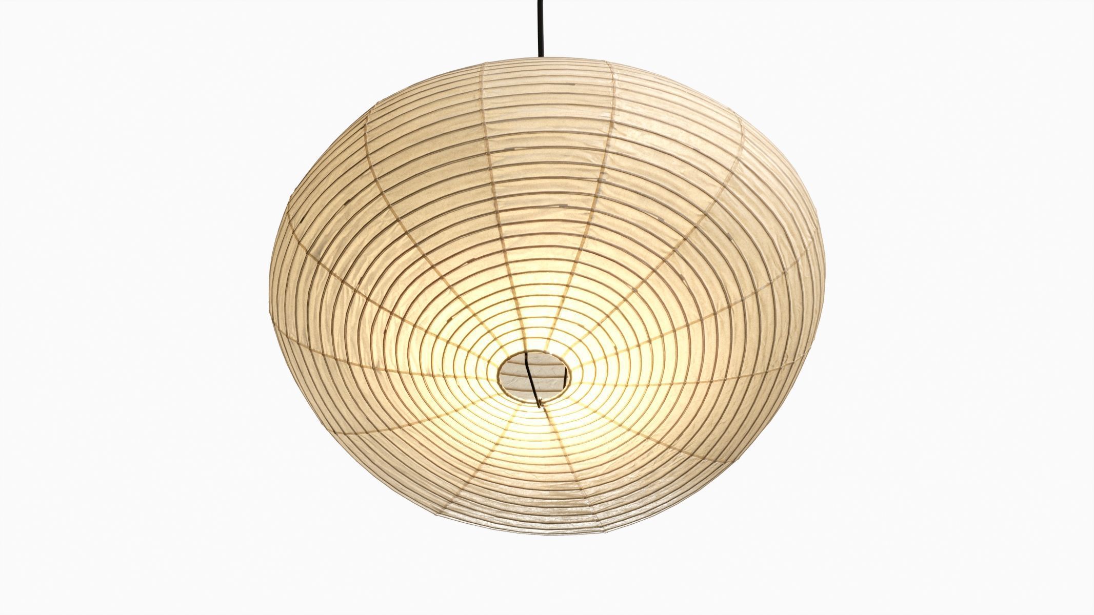 Akari 16A Lamp by Isamu Noguchi 3D model_5