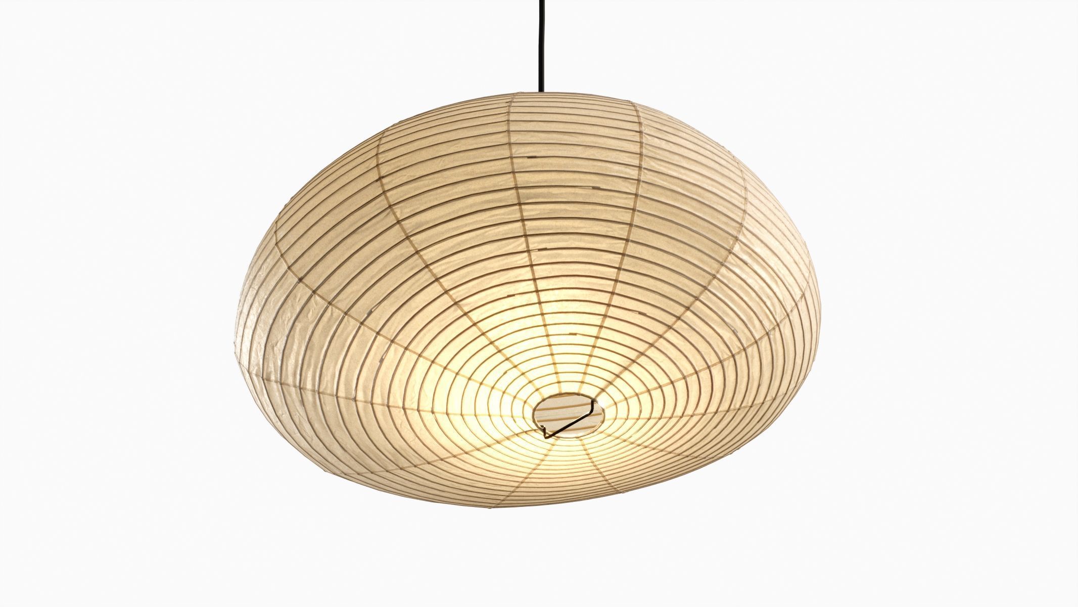 Akari 16A Lamp by Isamu Noguchi 3D model_6