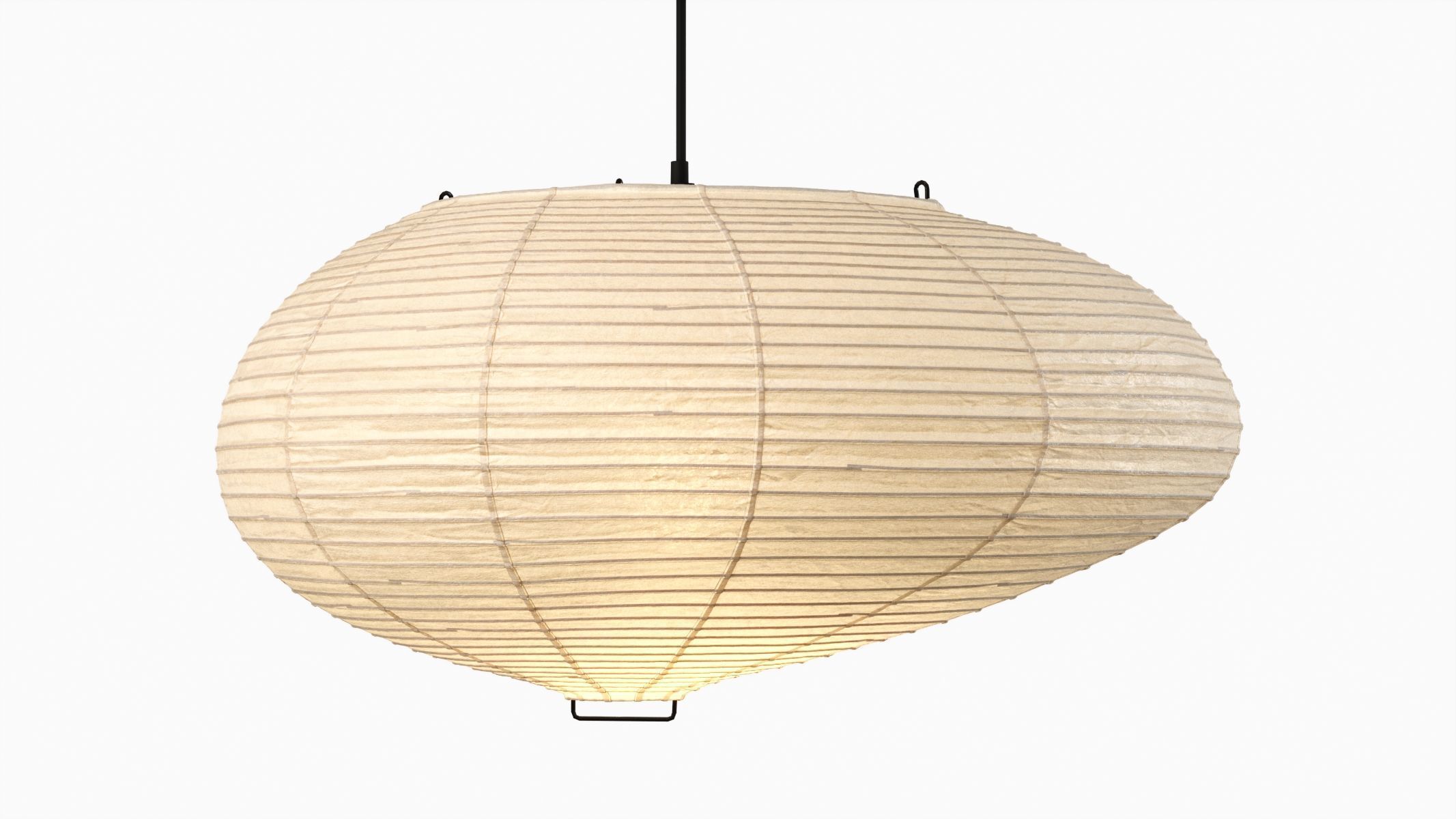 Akari 16A Lamp by Isamu Noguchi 3D model_1