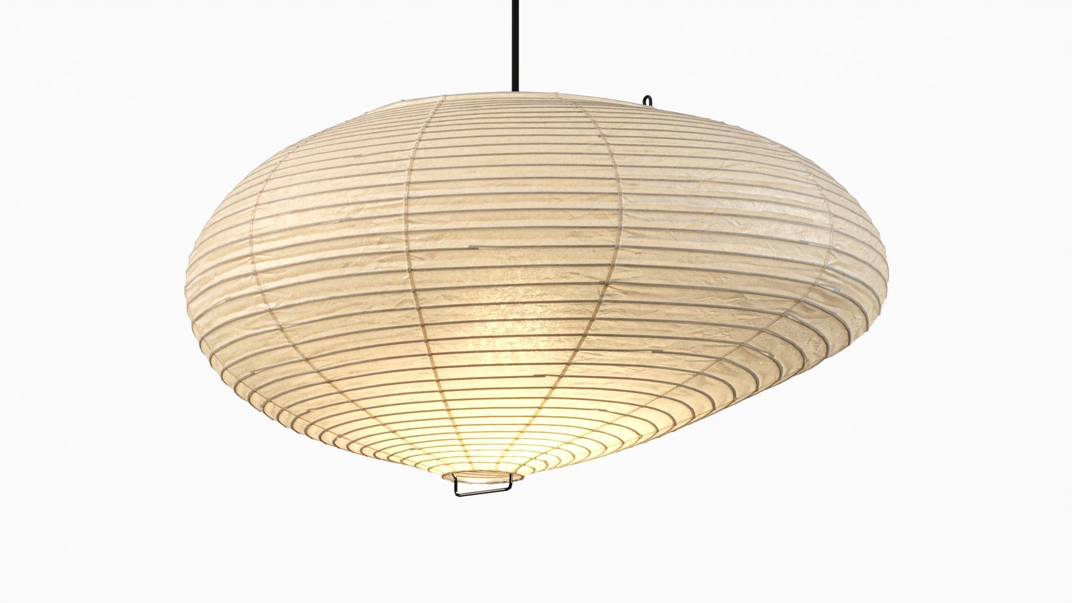 Akari 16A Lamp by Isamu Noguchi 3D model_3