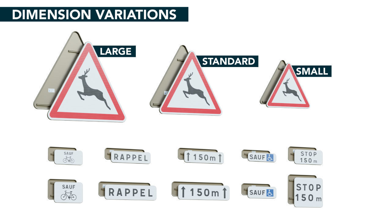 Road Signs - French Edition 3D model_6