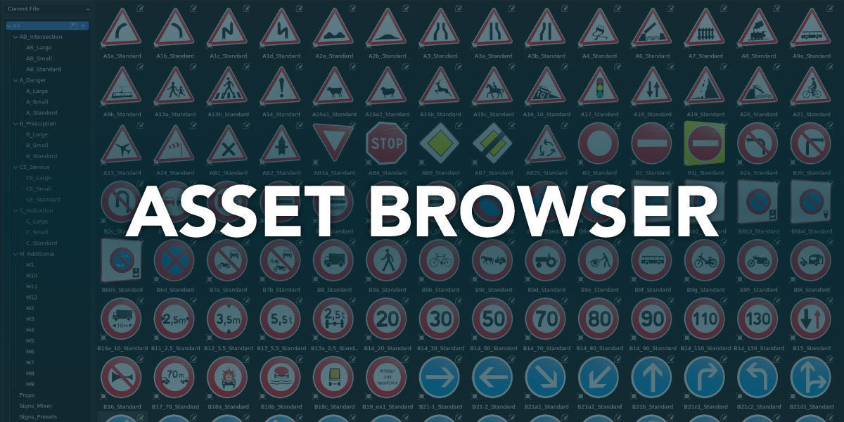 Road Signs - French Edition 3D model_3