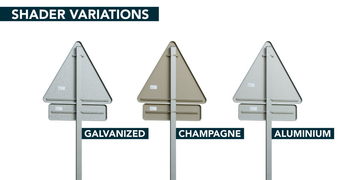 Road Signs - French Edition 3D model_7