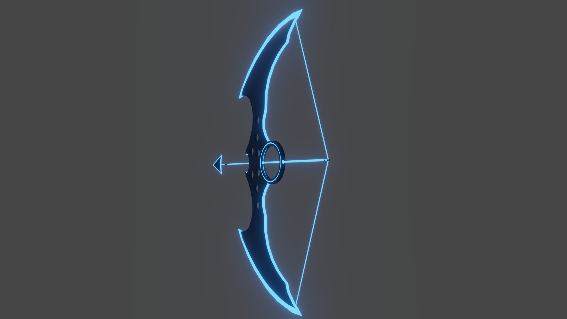Bow and Arrows 3d model   Low-poly 3D model_2