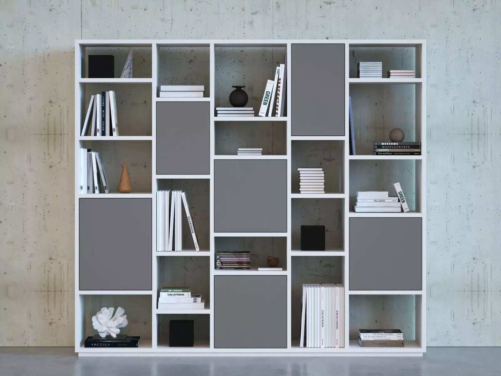 Meo 01 Bookcase 3D model_0