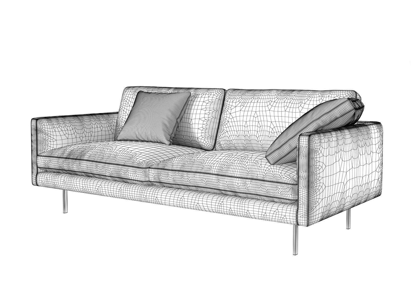 Basel 200 Sofa 3D model_4