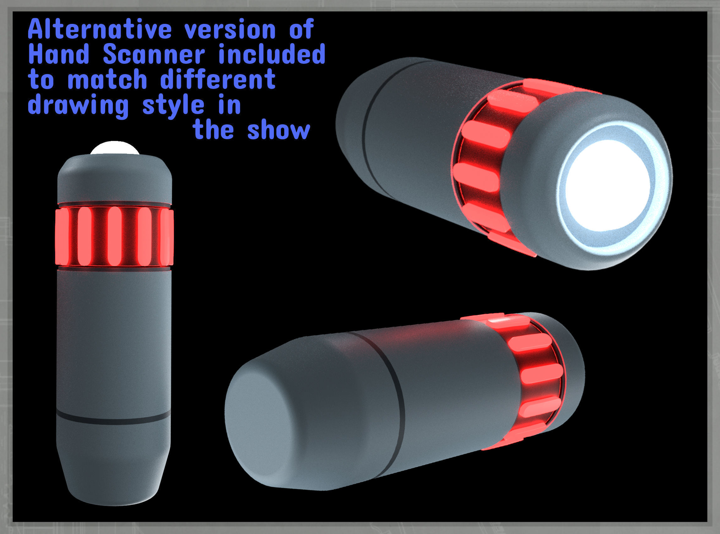 Medical Tricorder Lower Decks 3D print model_5