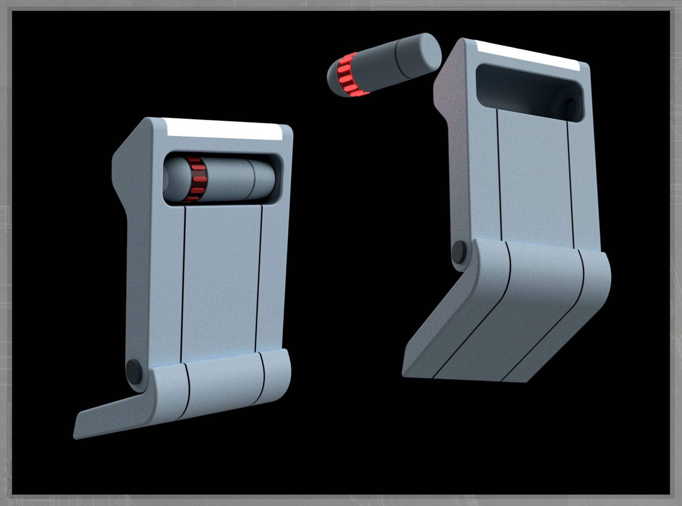 Medical Tricorder Lower Decks 3D print model_2