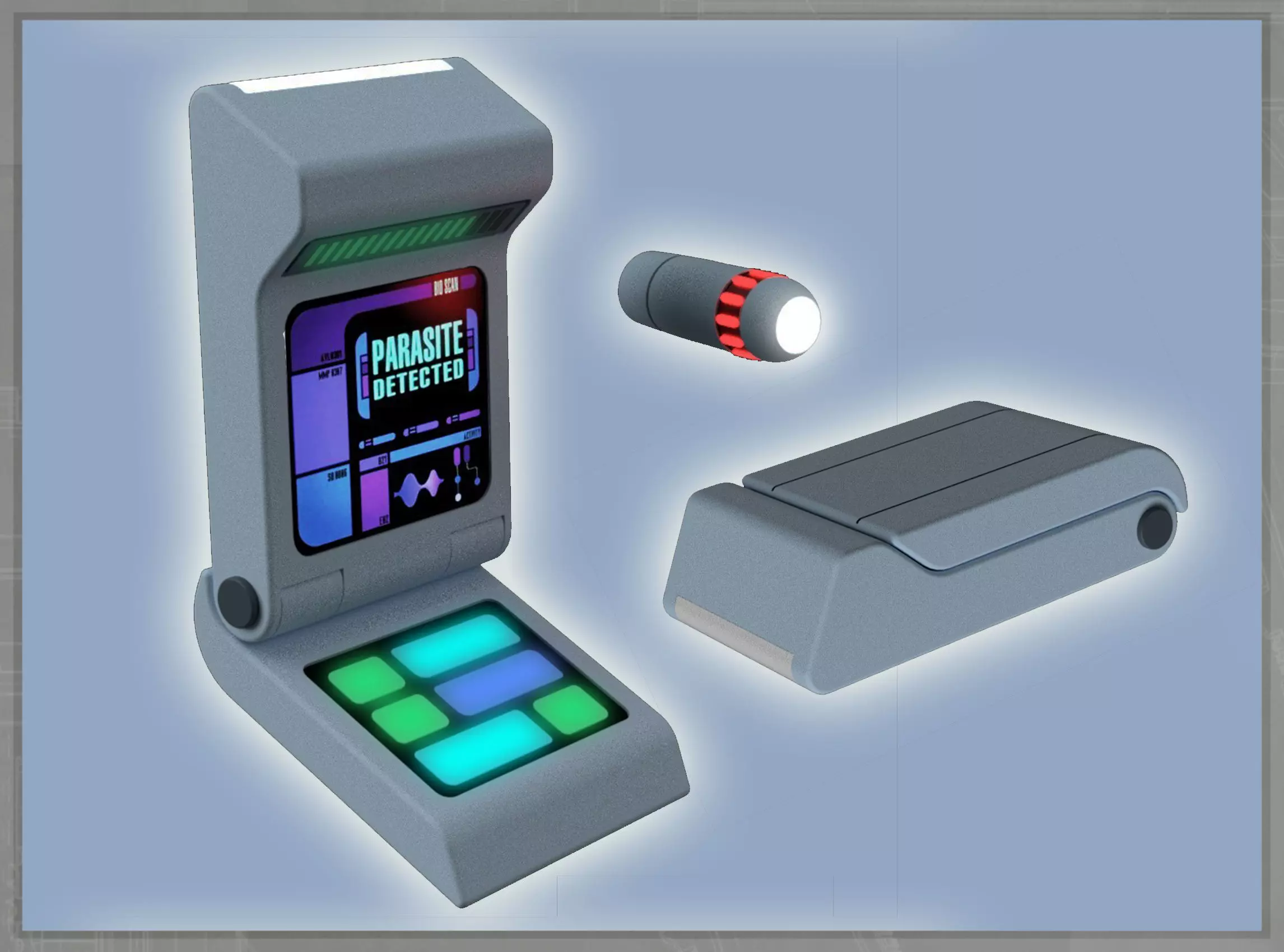 Medical Tricorder Lower Decks 3D print model_0