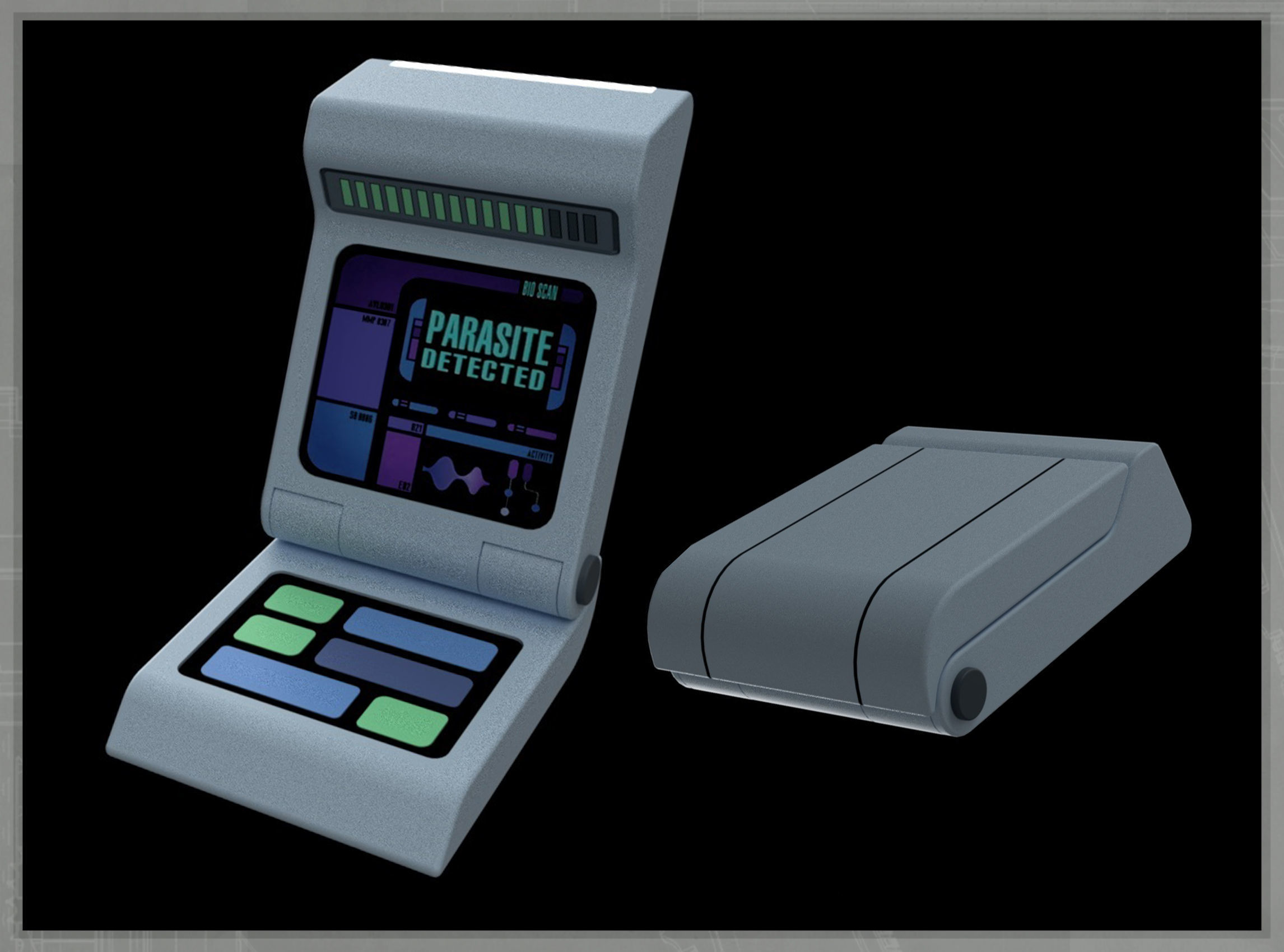 Medical Tricorder Lower Decks 3D print model_3