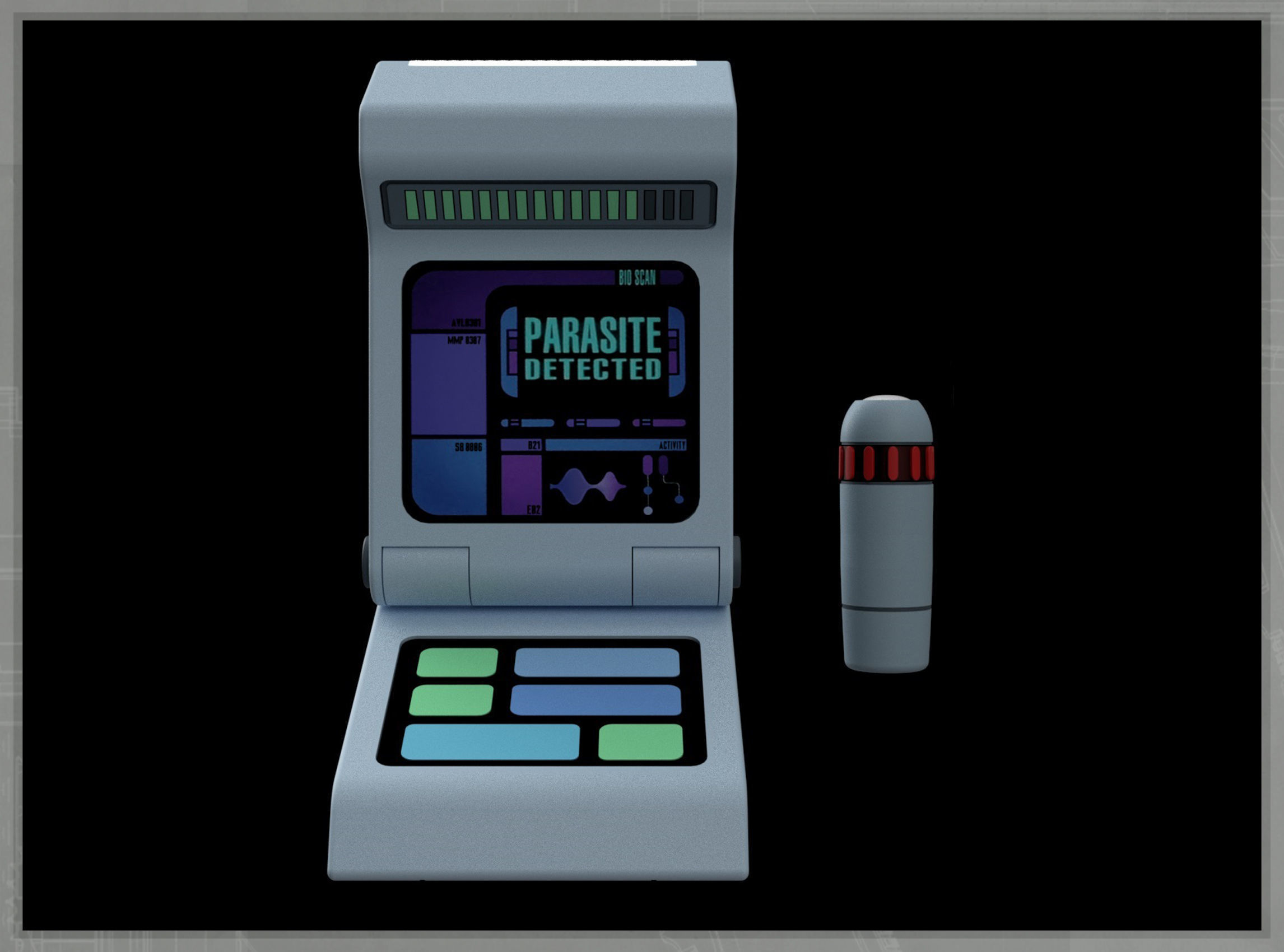 Medical Tricorder Lower Decks 3D print model_4