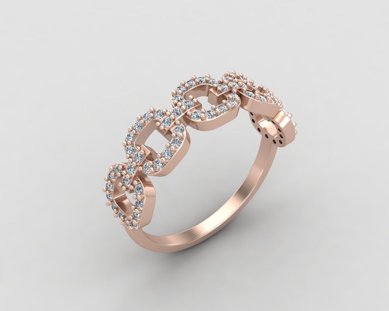 Minimal Chain ring 139-MW 3D print model_3