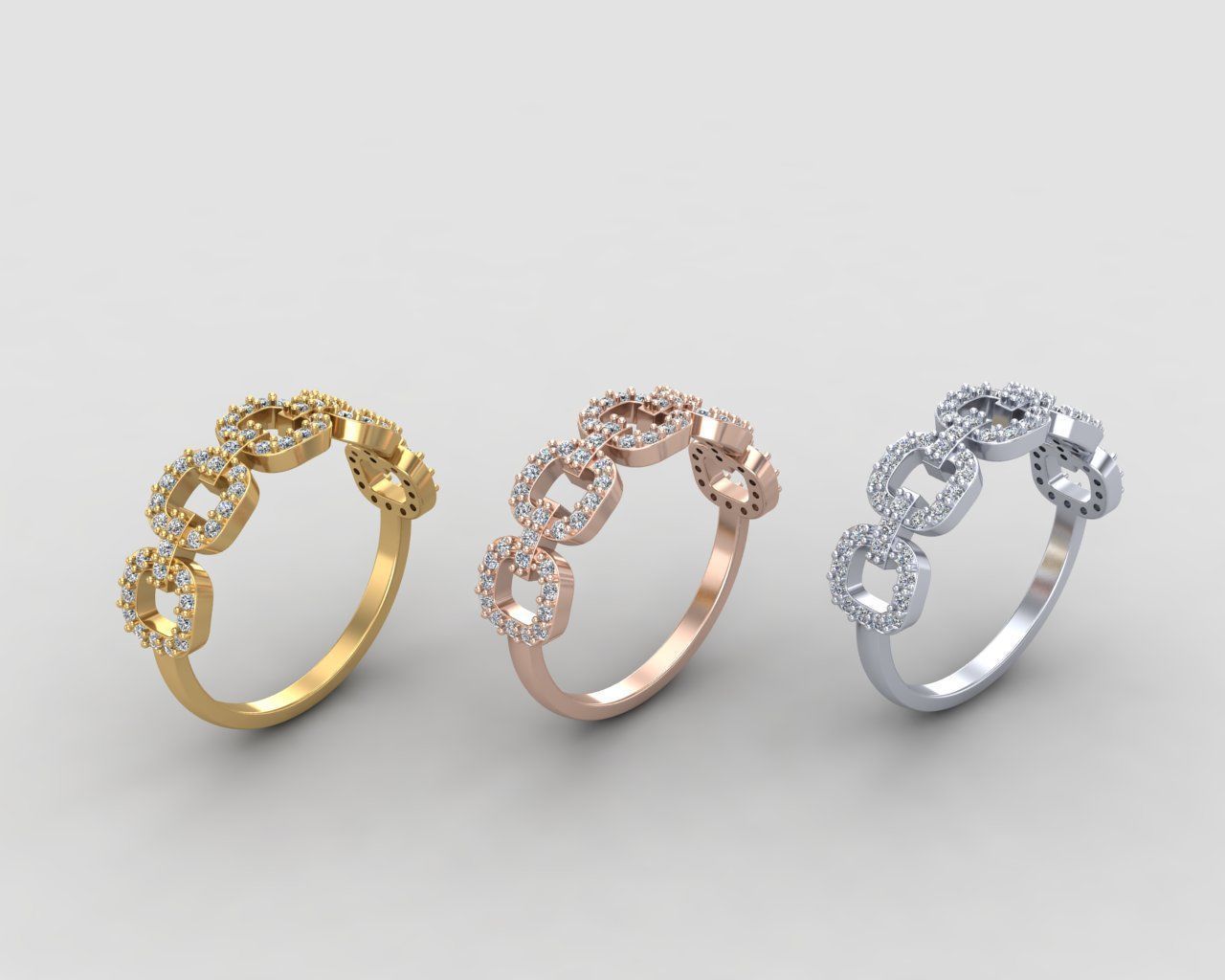 Minimal Chain ring 139-MW 3D print model_10
