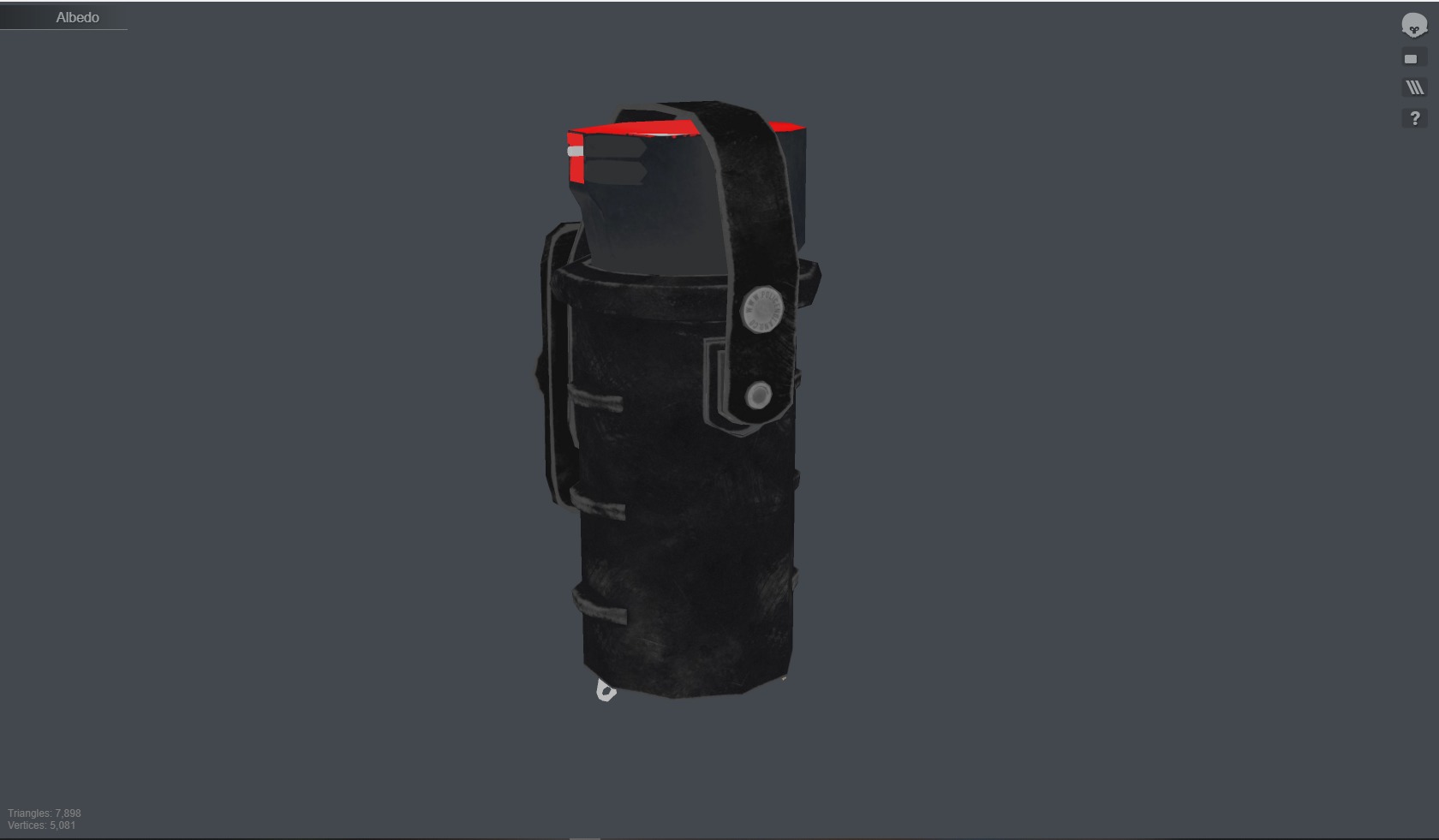 3D Model of City of London Police Uniform with Tactical Vest 3D Model Collection_17