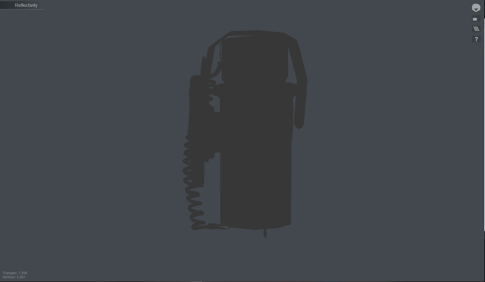 3D Model of City of London Police Uniform with Tactical Vest 3D Model Collection_12