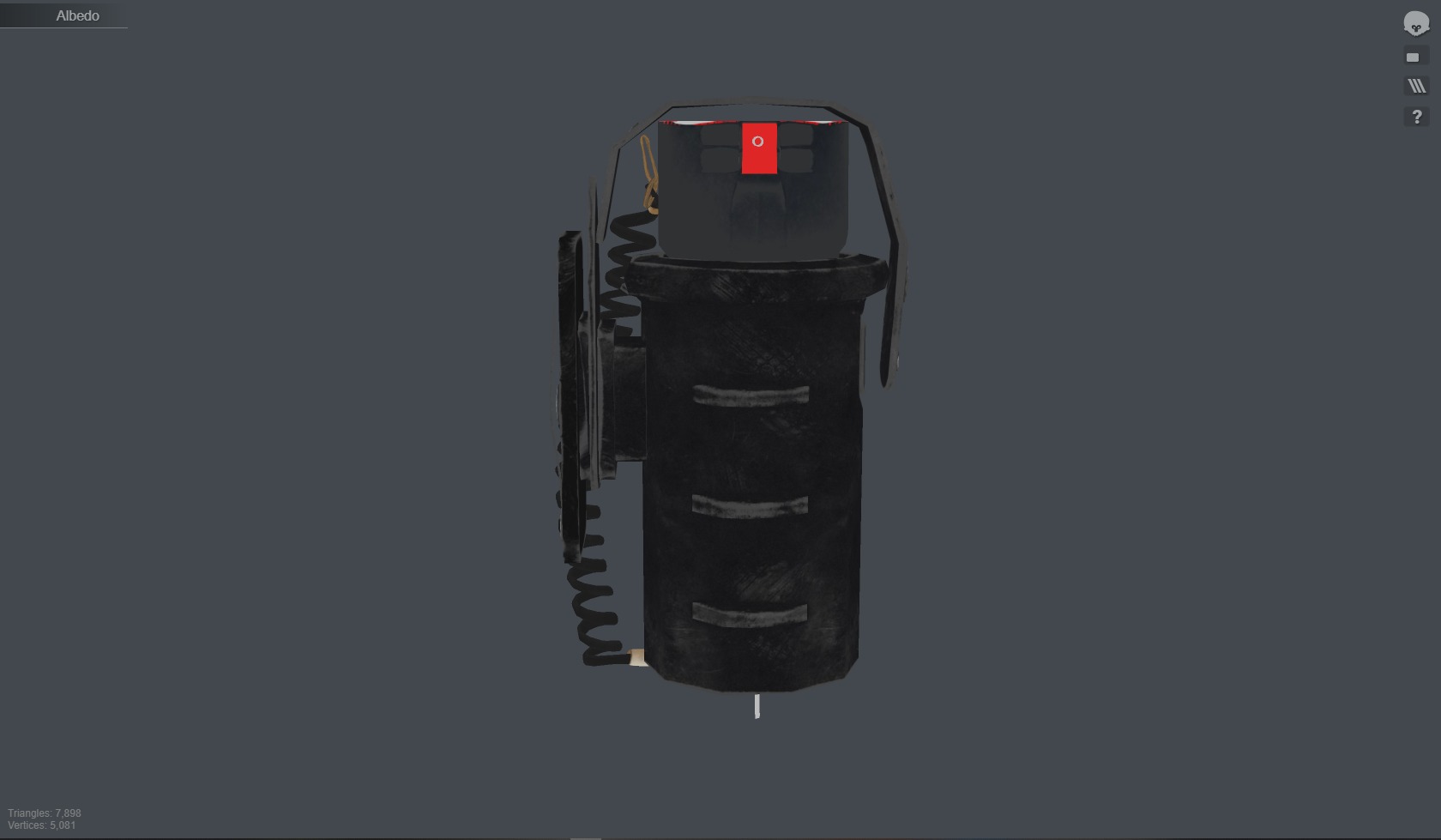 3D Model of City of London Police Uniform with Tactical Vest 3D Model Collection_22