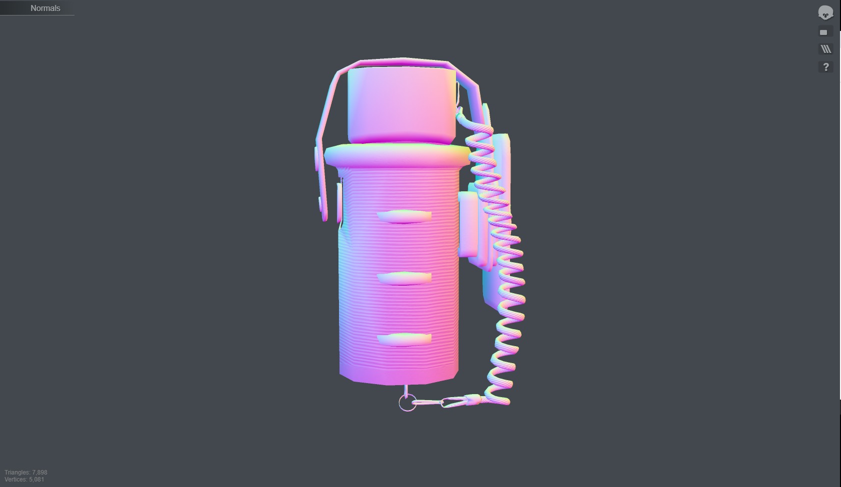 3D Model of City of London Police Uniform with Tactical Vest 3D Model Collection_29